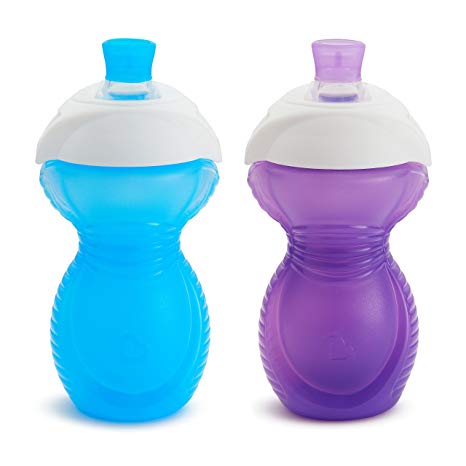 Click Lock Bite Proof Sippy Cup, Blue/Purple, 9 Ounce, 2 Count