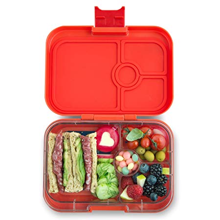 Yumbox Panino Leakproof Bento Lunch Box Container for Kids & Adults (Saffron Orange)