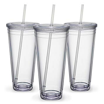 Maars Insulated Travel Tumblers 32 oz. | Double Wall Acrylic | 12 Pack