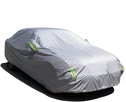 MATCC Car Cover Waterproof Snowproof and UV Proof Outdoor or Indoor Vehicle Cover All Season Protection Auto Cover Fits Sedan (173''Lx70''Wx63''H)