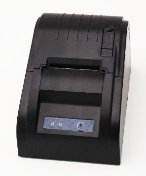 Smart&Cool® SC-5890T USB POS Printer with 58mm Thermal Paper Rolls - 90mm/sec High-speed Printing (Black) ...