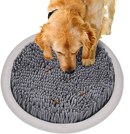 YOUTHINK Snuffle Mat,16.9inch Dog Puzzle Toys, Durable Snuffle Mat for Dogs with Anti-Slip Designs for Foraging Skill and Indoor Outdoor Stress Relief