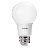 Philips 455576 60W Equivalent 2700K A19 LED Light Bulb Soft White 2-Pack