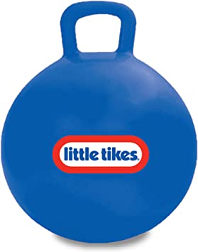 Little Tikes Bouncing Fun! Blue Hopper 9301B - Mega 18" Inflatable Heavy Gauge Durable Vinyl Ball - Deflates Easily for Storage - Exercise Learning Fun? YES - Use That Energy! for Kids Ages 4-8