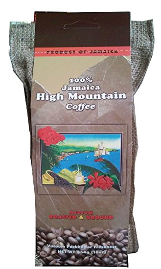 Jamaica High Mountain Coffee Roast and Ground 16oz