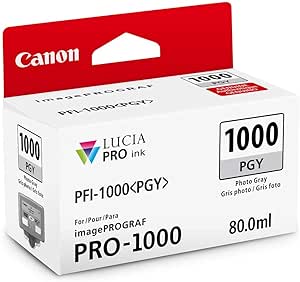 CanonInk Lucia PRO PFI-1000 Photo Gray Individual Ink Tank