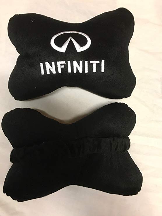 Infiniti Car Seat Shoulder Neck Pillows Set or Pair of 2
