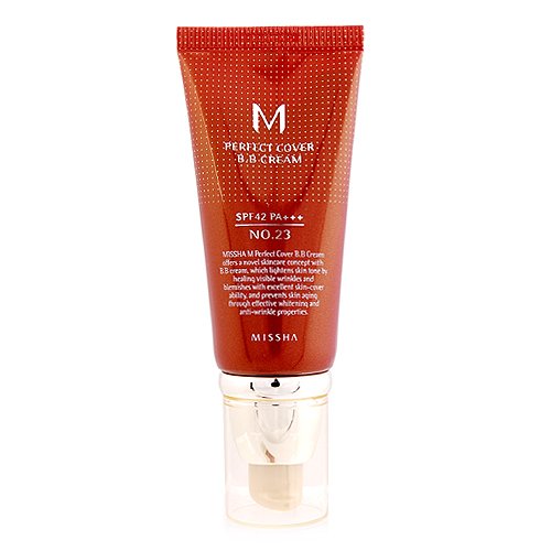 Missha M Perfect Cover No.23 SPF 42/PA    BB Cream, Natural Beige, 1.7 Ounce