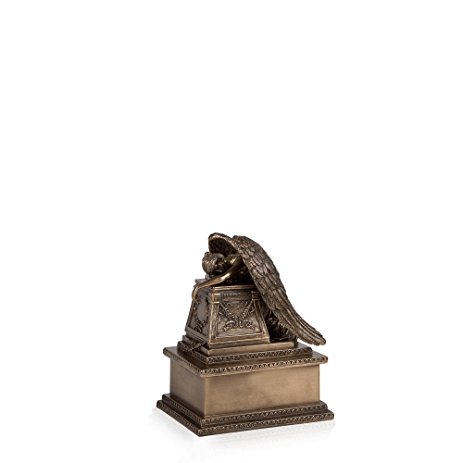 Perfect Memorials Bronze Finish Weeping Angel Cremation Urn Small
