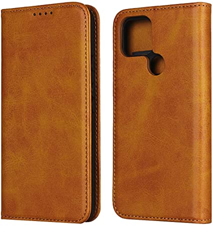 Google Pixel 4A 5G Wallet Case, SailorTech Premium PU Leather Protective Folio Flip Cover with Stand Feature and Built-in Magnet & 3-Slots ID & Credit Cards Pockets for Pixel 4a 5G (6.2")-Khaki