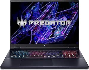 Acer Predator Helios Neo 18 Gaming Laptop | Intel Core i7-14650HX | NVIDIA GeForce RTX 4060 | 18" WUXGA 1920 x 1200 165Hz G-SYNC Display | 16GB DDR5 | 1TB Gen 4 SSD | Killer Wi-Fi 6E | PHN18-71-71NG