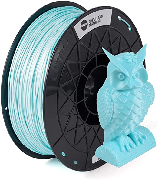 CCTREE Shiny Silk Teal (Mint Green) PLA 1.75mm 3D Printing Filament for Creality CR-10 V2,CR-10S, Ender 3 Pro,Ender 5 Pro,S5,1kg Spool (2.2lbs)