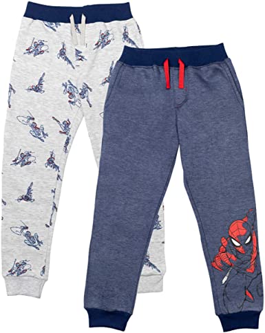 Marvel Avengers Spiderman 2 Pack Pants Blue/Grey