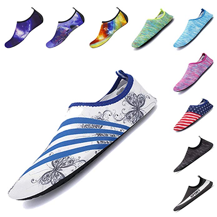 ELETOP Water Shoes Quick Dry Outdoor Athletic Sport Shoes Water Socks for Kayaking Boating Surfing