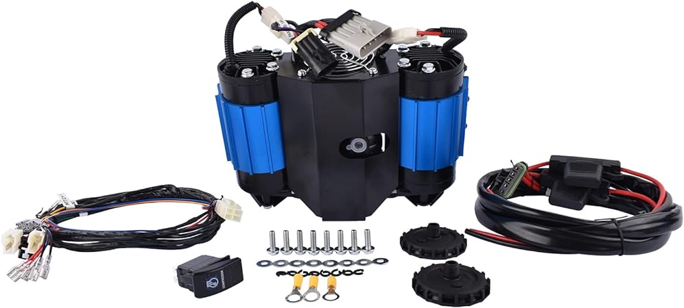 GELUOXI High Output 12V Twin Air Compressor Replacement for ARB CKMTA12 On-Board Twin High Performance Air Compressor Universal