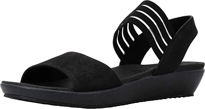 Skechers womens Brie - Lo'profile - Stretch Mesh Vamp Sling Back Sandal Sport Sandal