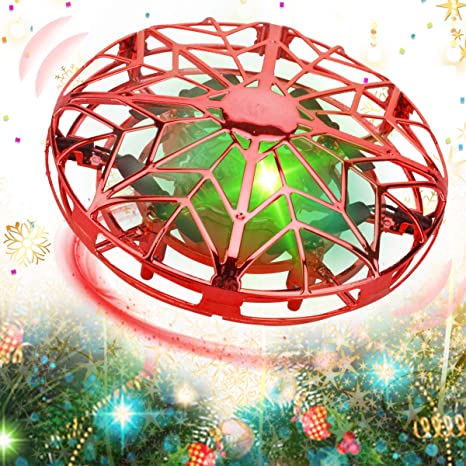 KToyoung Hand Operated Drones for Kids Adults,Mini Drone Small Flying Ball Toy Mini UFO Drone Toy Indoor Outdoor Motion Sensor Helicopter Ball Toys for Kids 6 7 8 9 10 and Up Years Girls Boys Gift