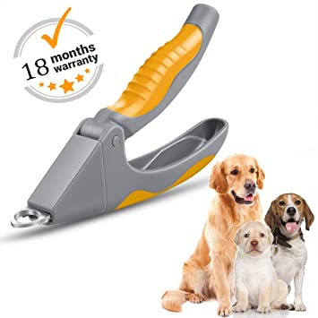 AIBORS Dog Nail Clippers, Professional Stainless Pets Nail Clippers and Trimmer Suitable for Small Medium Large Dogs Cats