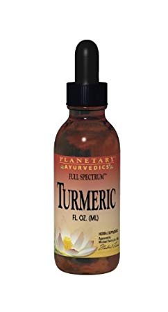 PLANETARY HERBALS Turmeric Liquid Full Spectrum Nutritional Supplement, 4 Fluid Ounce (Pack of 3)