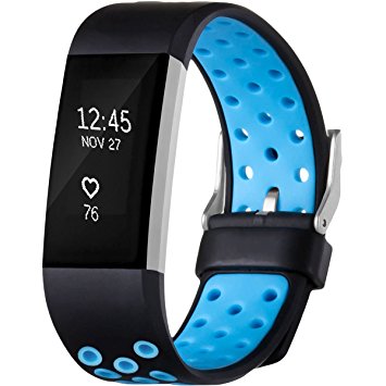 Band for Fitbit Charge 2 Heart Rate, Replacement Fitness Accessory Wristband