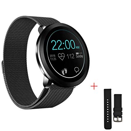Zuoli Smart Watch Fitness Tracker with Heart Rate Monitor Blood Pressure Activity Tracker Bluetooth Smartwatch for Women Men Compatible Android iOS