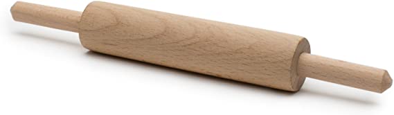 Fox Run Small Rolling Pin, Wood, 4.25-Inch Barrel