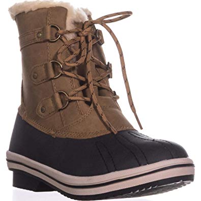 Bearpaw Womens Gina Almond Toe Ankle Cold Weather Boots