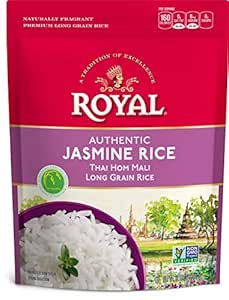 Royal White Jasmine Rice, Thai Hom Mali, 2 Pound