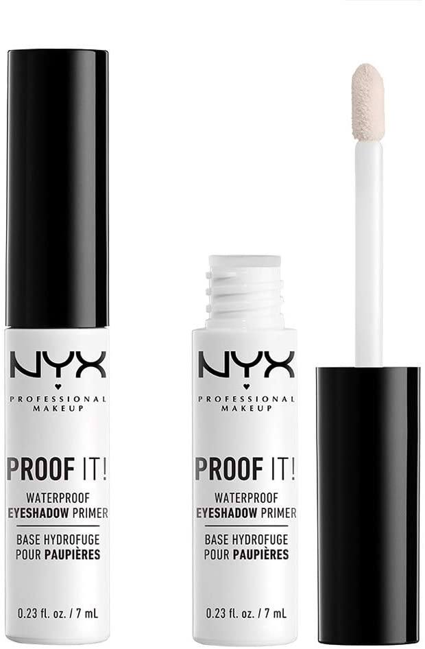 NYX Professional Makeup Proof It! Eyeshadow Primer, Applicator Wand, Transparent Formula, Waterproof, Pack of 2, Vegan Formula