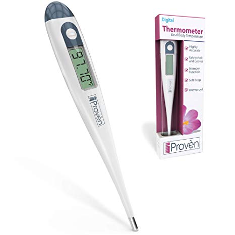 Basal Body Thermometer, BBT-113Ai-US-3 for Temperature Tracking When Trying to Conceive (TTC), Natural Family Planning, Accurate to 0.01 Degree, Highly Sensitive Ovulation and Period Monitor