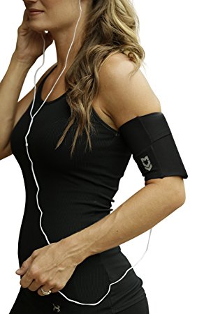 MÜV365 Ultimate Comfort Sports Running Armband for iPhone 7/6/6s Plus, Galaxy S6/S7 and All Other Phone Models With Case Up To 7”