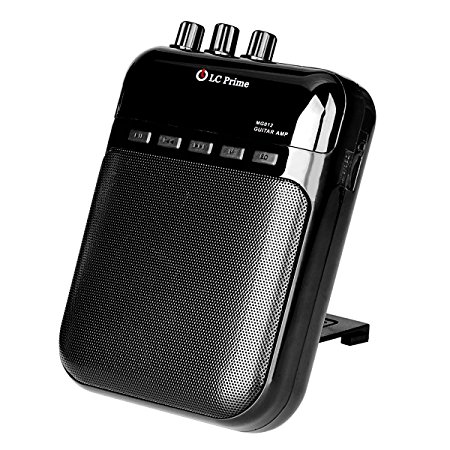 Aroma Compact Portable Guitar Amplifier Clip Amp Recorder Speaker & TF Card Slot