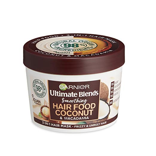 Garnier Ultimate Blends Hair Food Coconut Oil 3-in-1 Frizzy Hair Mask Treatment 390ml