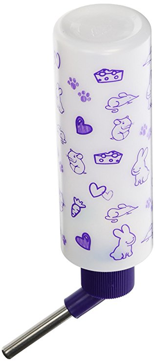 Lixit Corporation SLX0535 12-Pack Critter Brites Small Animal Water Bottles, 8-Ounce, Day Glow