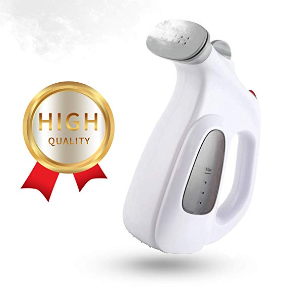 CUSIMAX Clothes Steamer Portable Handheld Garment Steamer 360 No Spitting Powerful Clothes Wrinkle Remover with Fabric Brush Clean and Sterilize Auto Shut Off Perfect for Home (White)
