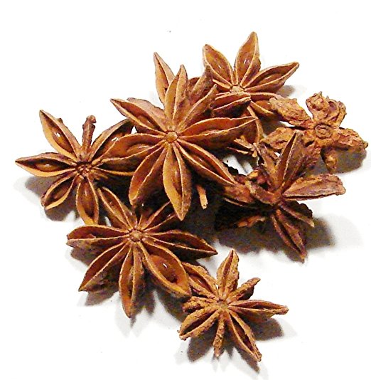 Star Anise, Whole - 1/2 Pound (8 Ounces ) - Bulk Dried Star Anise Pods Culinary Spice