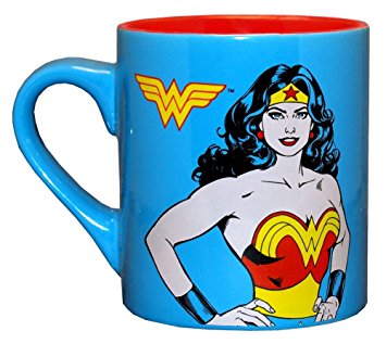 Wonder Woman Superhero Ceramic Coffee Mug 14 oz.