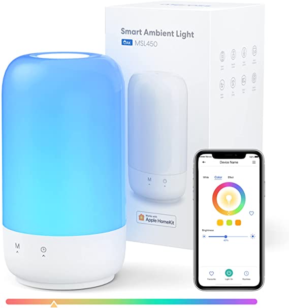 Alexa Touch Lamp, meross WIFI LED Touch Lamp, Compatible with Apple HomeKit, Dimmable Warm to Cool White, Alexa, Google Assistant, SmartThings Supported (2.4GHz Only)