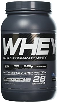 Cellucor COR-Performance Whey Isolate Protein Powder, Post Workout Recovery Drink, Gluten Free Low Carb Low Fat, BCAA, Cookies and Cream, 28 Servings