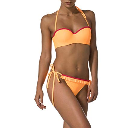 Women's Detachable Straps Padded Bikini Set Swimwear