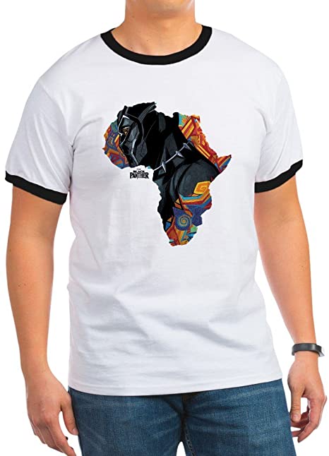 CafePress Black Panther Africa Ringer T-Shirt