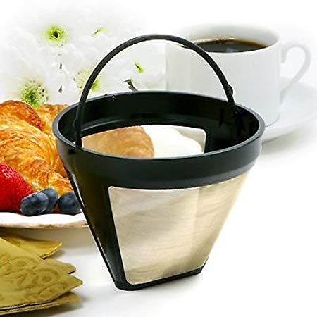 LtrottedJ Reusable Cone Coffee Filter Permanent Washable Coffee Filter Machines And Brewers