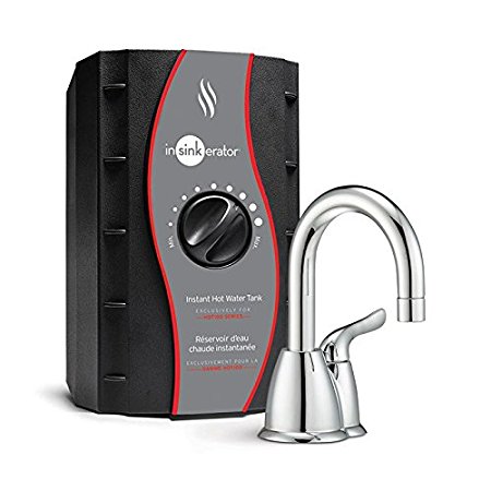 InSinkErator H-HOT150C-SS Invite Single Handle Instant Hot Water Dispenser, Chrome
