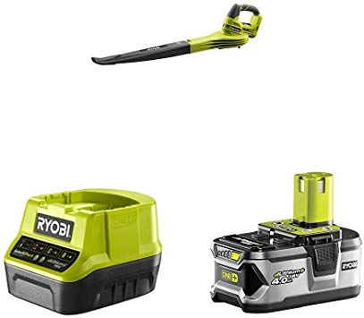 Ryobi OBL1820S ONE  18V Cordless Blower with 4.0Ah battery and charger Bundle