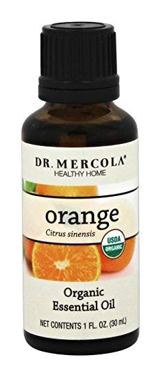 Dr. Mercola Organic Essential Oil, Orange, 0.5 Ounce