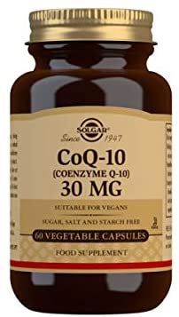 Solgar CoQ-10 (Coenzyme Q-10) 30 mg Vegetable Capsules - Pack of 60