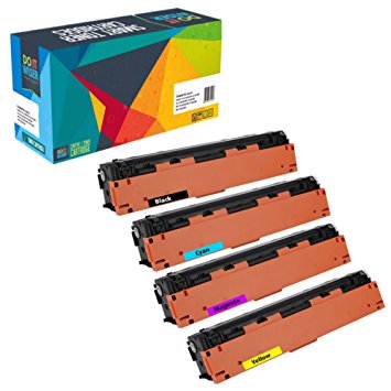 Do it Wiser Compatible Toner for HP 201X 201A HP CF400X CF400A CF403X CF402X CF401X for HP Color Laserjet Pro MFP M252dw M277dw MFP M277n M252n - 4 Pack