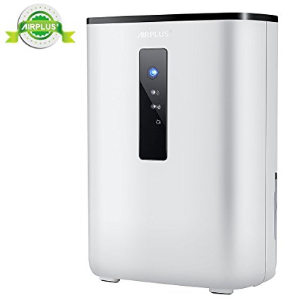 AIRPLUS 2.5L Air Semiconductor Air Dehumidifier Moisture Absorbing and Purifier all in One for Damp, Mould, Moisture in Home, Kitchen, Bedroom, Caravan, Office, Garage, Bathroom, Basement