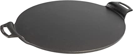 Lodge BW15PP 15 Inch Seasoned Cast Iron Pizza Pan, Black