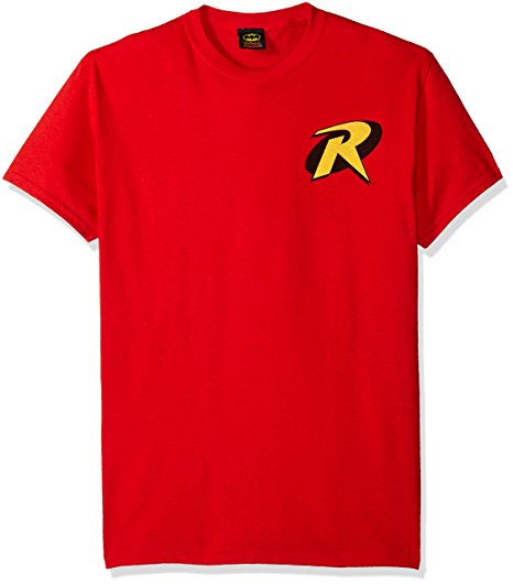 Trevco Men's Batman and Robin Robin Logo T-Shirt